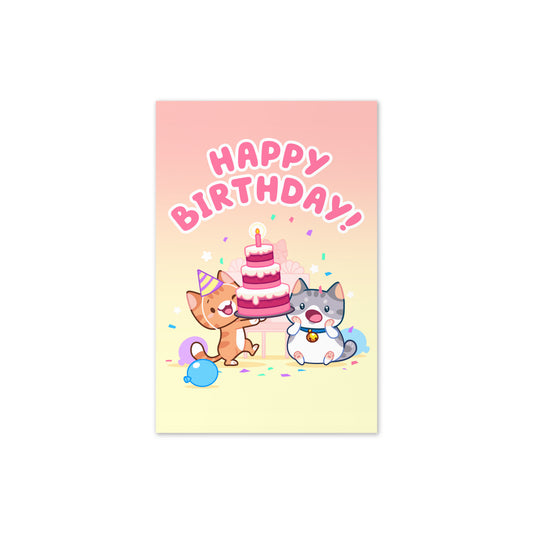 Birthday Cake Greeting Card