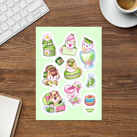 Matcha Sticker Sheet